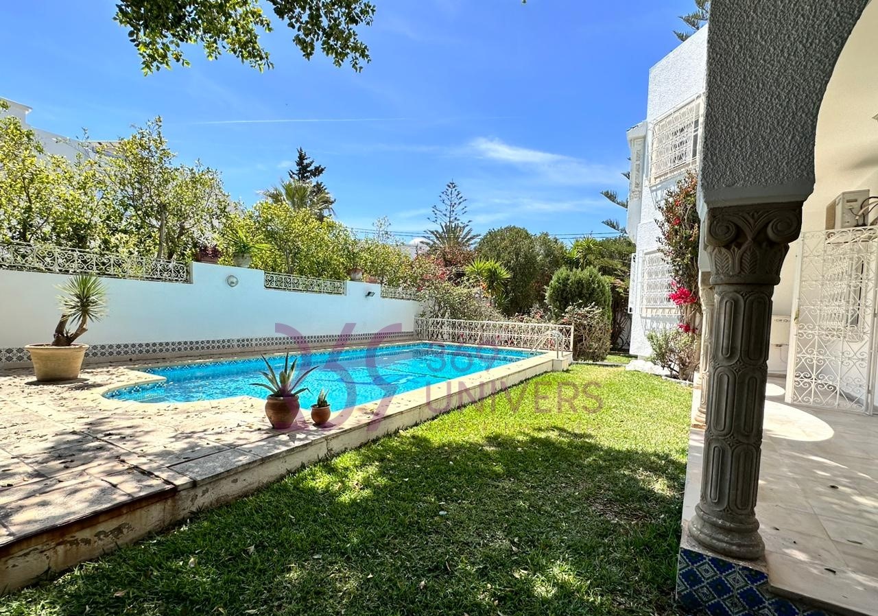 La Marsa Gammart Location Maisons Villa avec piscine  gammarth ref rh110